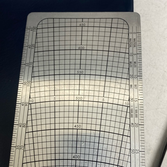 VFR Navigation Planning Set E6B Flight Computer Rotary Plotter VFR Flight Poster - Picture 14 of 17